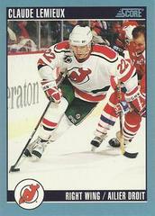 Claude Lemieux Hockey Cards 1992 Score Canadian Prices