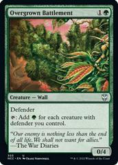 Overgrown Battlement #303 Magic New Capenna Commander Prices