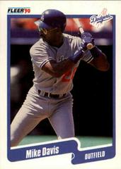 Mike Davis #391 Baseball Cards 1990 Fleer Prices