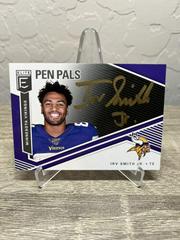 Irv Smith Jr. [Black Gold Ink] #PP-IS Football Cards 2019 Donruss Elite Pen Pals Autographs Prices