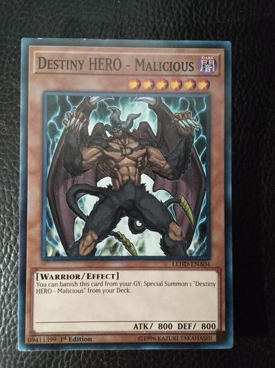 Destiny HERO - Malicious [Ultra Rare] LEHD-ENA04 photo