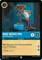Duke Weaselton - Small-Time Crook [Foil] Lorcana Rise of the Floodborn Prices