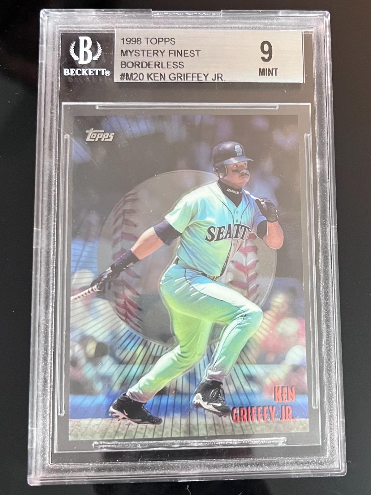 Ken Griffey Jr. [Bordered Refractor] | Graded 9 | 1998 Topps Mystery Finest