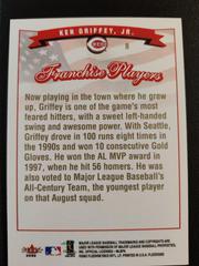Card Back | Ken Griffey jr Baseball Cards 2002 Fleer