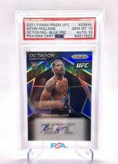 Kevin Holland [Blue] Ufc Cards 2021 Panini Prizm UFC Octagon Signatures Prices