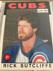 Rick Sutcliffe #330 Baseball Cards 1986 O Pee Chee Prices