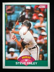 Steve Finley #95T Baseball Cards 1989 Score Traded Prices