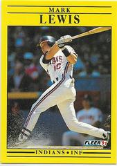 Mark Lewis #U-19 Baseball Cards 1991 Fleer Update Prices