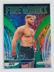 Stipe Miocic [Green] #3 Ufc Cards 2022 Panini Prizm UFC Fireworks Prices