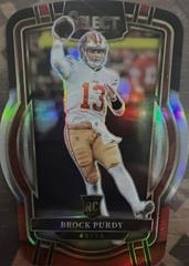 Brock Purdy [Black Red Die Cut] #213 Football Cards 2022 Panini Select Prices