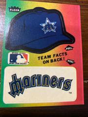 Mariners [Team Facts] Baseball Cards 1982 Fleer Team Logo Stickers Prices