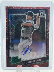 Jackson Jobe [Photon] #RPS-JJ Baseball Cards 2023 Panini Donruss Optic Rated Prospect Signatures Prices