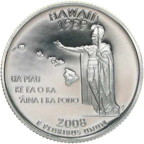 2008 S [CLAD HAWAII PROOF] Coins State Quarter