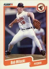 Bob Milacki #182 Baseball Cards 1990 Fleer Prices