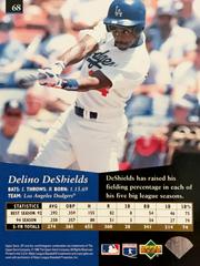Rear | Delino DeShields [Silver] Baseball Cards 1995 SP