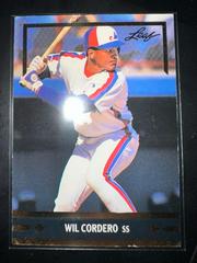 Will Cordero Baseball Cards 1991 Leaf Gold Rookies Prices