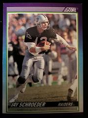 Jay Schroeder Football Cards 1990 Panini Score Prices