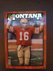 1995 Upper Deck Joe Montana #JM1 Montana Chronicles The Catch #1 Football Cards 1995 Collector's Choice Joe Montana Chronicles Prices