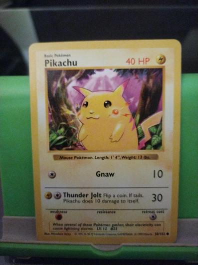 Pikachu [1st Edition Red Cheeks] #58 photo