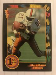 Alex Johnson #138 Football Cards 1991 Wild Card College Draft Picks Prices
