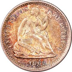 1862 [PROOF] Coins Seated Liberty Half Dime Prices
