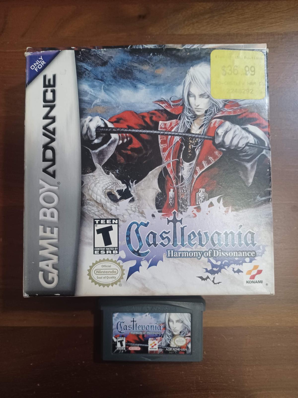 Castlevania Harmony of Dissonance | Item and Box only | GameBoy Advance