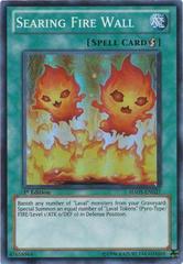 Searing Fire Wall [1st Edition] YuGiOh Hidden Arsenal 5: Steelswarm Invasion Prices