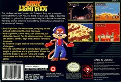 Ardy Light Foot - Back | Ardy Light Foot Super Nintendo