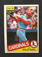 Willie McGee #57 Baseball Cards 1985 O Pee Chee Prices