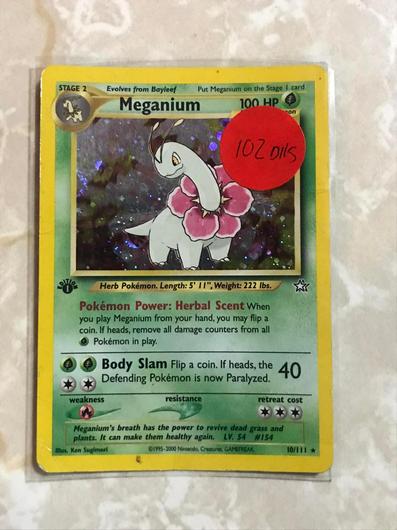 Meganium [1st Edition] #10 photo