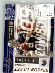Tony Romo #29 Football Cards 2009 Playoff Contenders Prices
