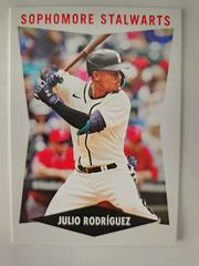 Julio Rodriguez #17 Front  | Julio Rodriguez Baseball Cards 2023 Topps Throwback Thursday