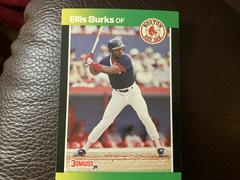 Ellis Burks #9 Baseball Cards 1989 Donruss Baseball's Best Prices