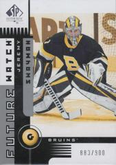 Jeremy Swayman Hockey Cards 2021 SP Authentic 2001-02 Retro Future Watch Prices