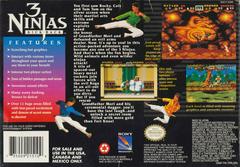 Back Cover | 3 Ninjas Kick Back Super Nintendo