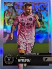 Lionel Messi [Refractor] Soccer Cards 2023 Topps Chrome MLS Prices