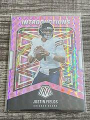 Justin Fields [Pink] #I-4 Football Cards 2021 Panini Mosaic Introductions Prices