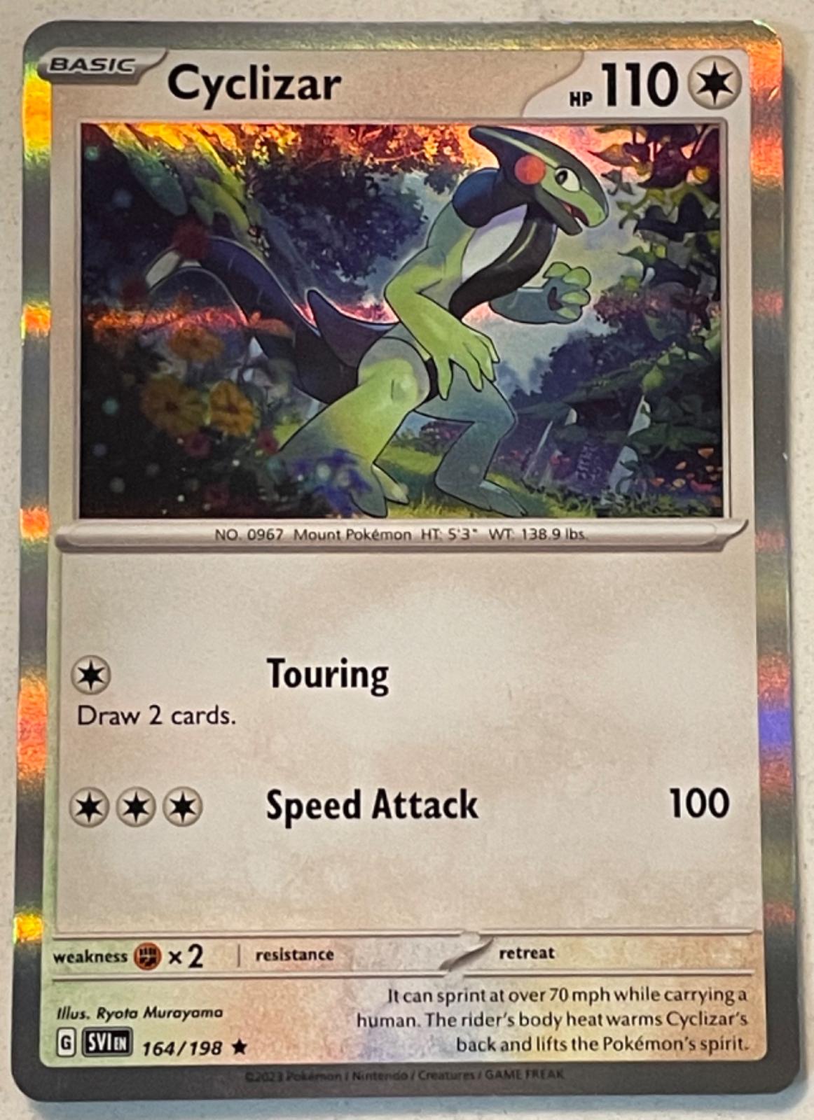 Cyclizar [Holo] #164 Pokemon Scarlet & Violet