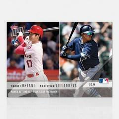 Christian Villanueva, Shohei Ohtani #159 Baseball Cards 2018 Topps Now Prices