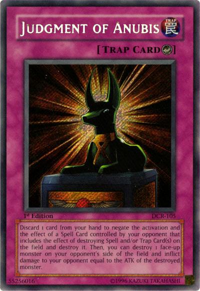 Judgment of Anubis [1st Edition] DCR-105 YuGiOh Dark Crisis