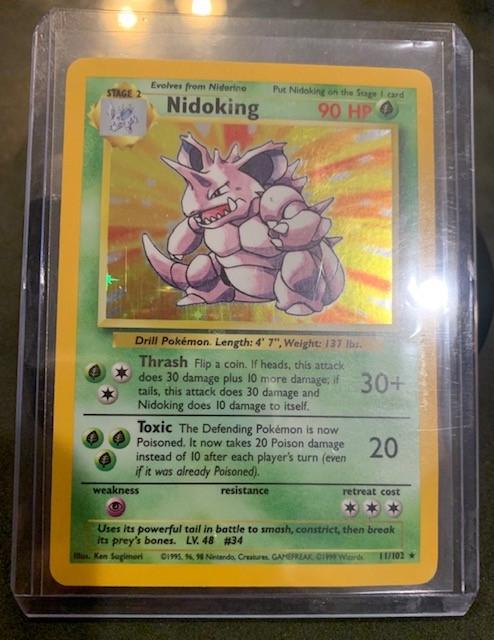 Nidoking | Ungraded | Pokemon Base Set