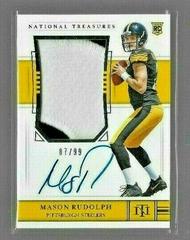 Mason Rudolph #166 Football Cards 2018 National Treasures Patch Autograph Prices