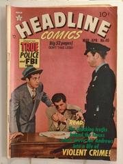 Headline Comics #40 (1950) Comic Books Headline Comics Prices