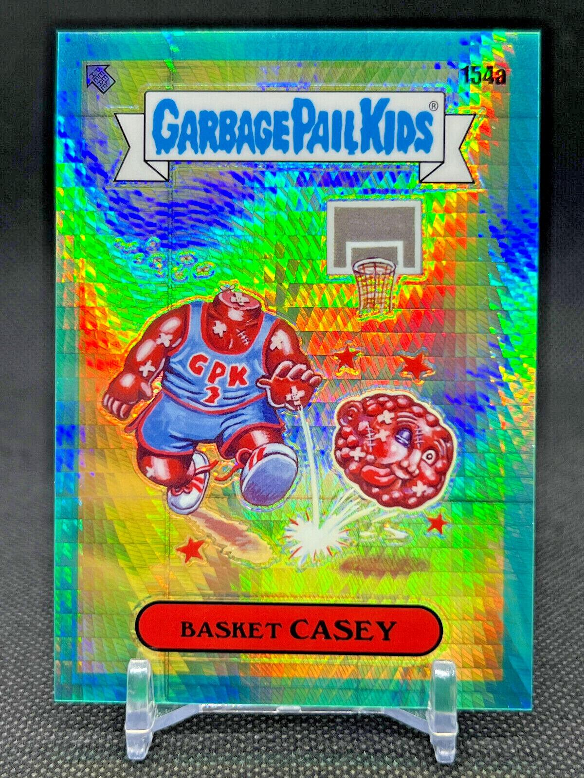 BASKET CASEY [Aqua Prism] #154a 2021 Garbage Pail Kids Chrome