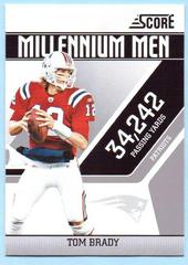 Tom Brady #18 Football Cards 2011 Panini Score Millennium Men Prices