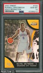Russell Westbrook [Gold Refractor] Basketball Cards 2007 Finest Prices