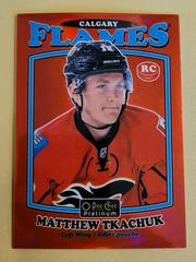 Matthew Tkachuk [Rainbow Red] Hockey Cards 2016 O-Pee-Chee Platinum Retro Prices