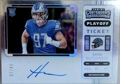 Aidan Hutchinson [SP Variation Autograph Playoff Ticket] Football Cards 2022 Panini Contenders Prices