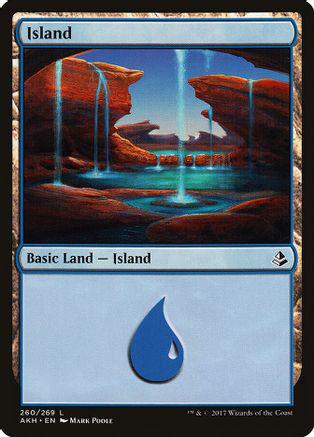 Island #251 Magic Amonkhet