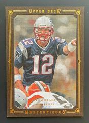 Tom Brady [Framed Brown] Football Cards 2008 Upper Deck Masterpieces Prices